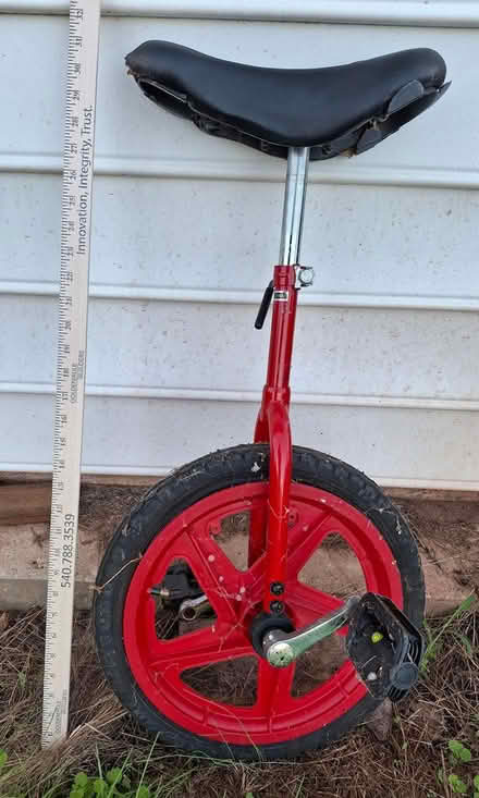 Photo of free 16" Unicycle (Catlett 20119) (Between Catlett/Warrenton) #1