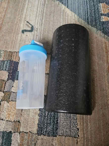 Photo of free Protein shaker & foam roller (Camberwell) #1