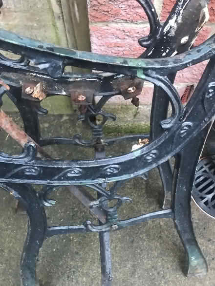 Photo of free Metal bench ends (West Denton NE15) #2