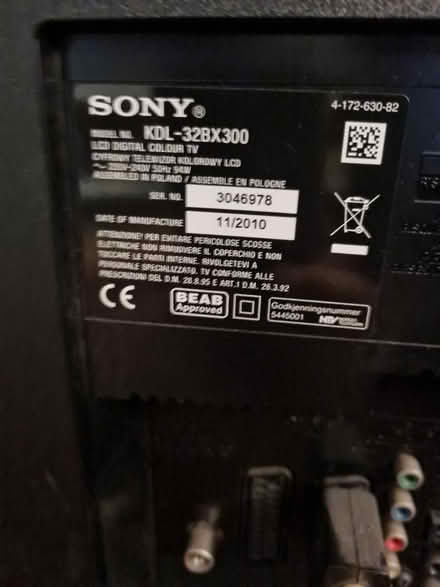 Photo of free Sony TV 32" (Near Holborn/Rosebery Ave) #2