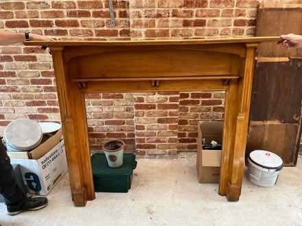 Photo of free Vintage solid wood fire surround (BH21) #1