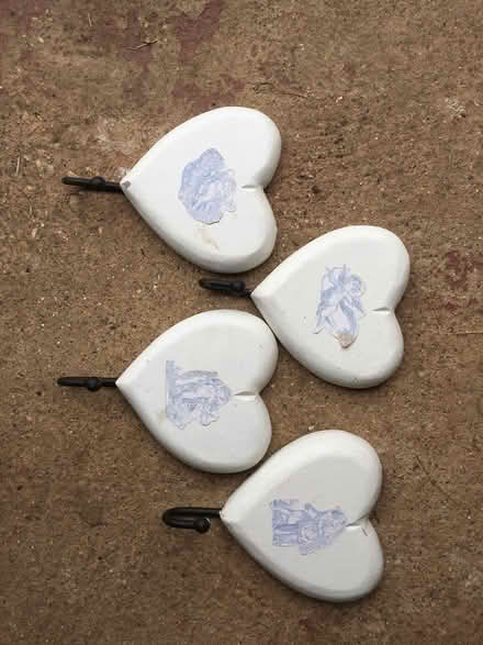 Photo of free Wooden heart shaped coat hooks (Tadmarton) #1