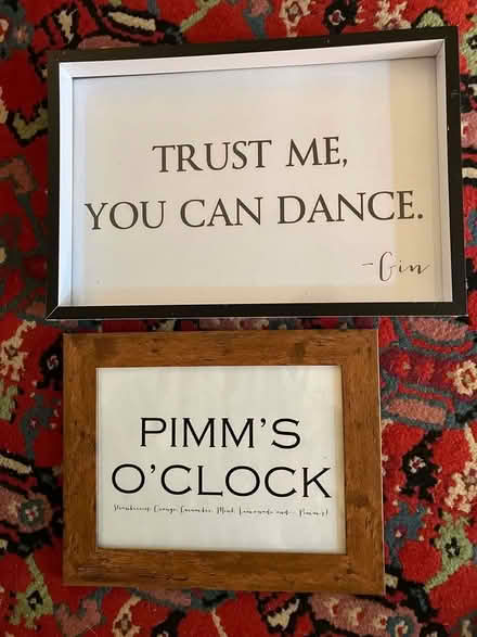 Photo of free Framed signs (Burcot OX14) #1