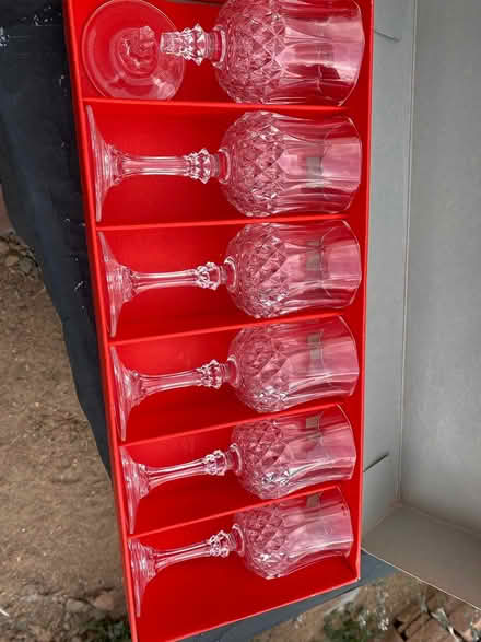 Photo of free Lead crystal stem glasses (southeast Denver) #1