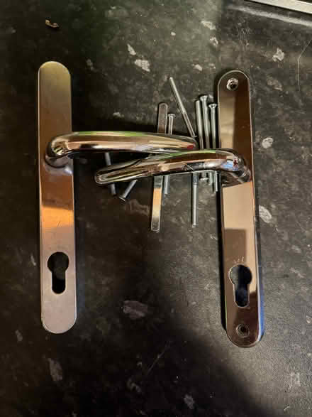 Photo of free Chrome exterior door handle and letter box (Cheadle Hulme SK8) #1