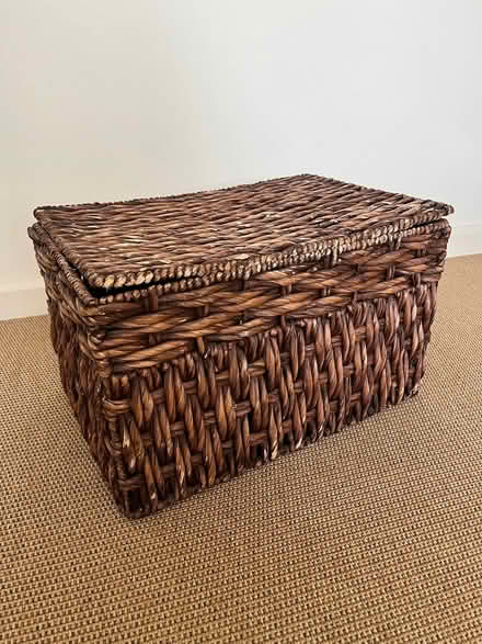 Photo of free Wicker storage basket (Teddington TW11) #1
