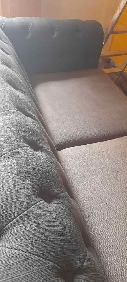 Photo of free Material chesterfield sofa (Walthamstow) #3