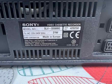 Photo of free Sony video recorder (2nd one) (Teddington TW11) #3