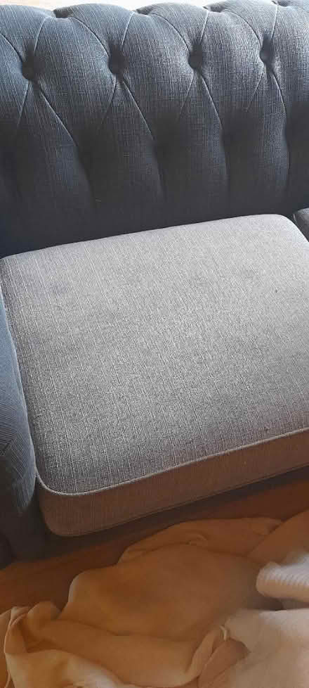 Photo of free Material chesterfield sofa (Walthamstow) #2