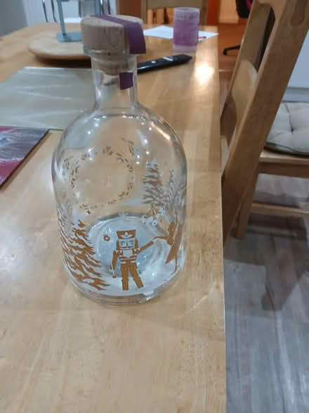 Photo of free Empty bottle with Christmas design (Meldreth) #1