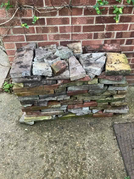 Photo of free Broken paving slabs (Bedford MK41) #1