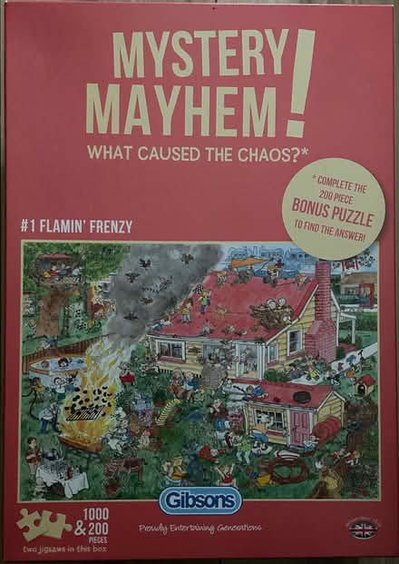 Photo of free 2 Gibsons Mystery Mayhem Jigsaw Puzzles (Central Reading RG1) #1