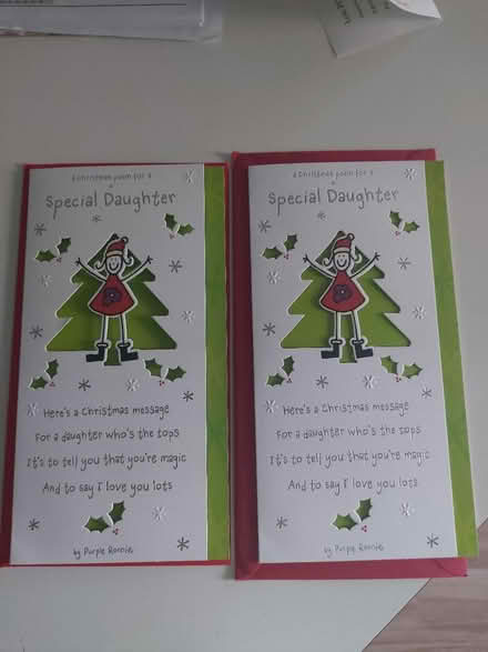 Photo of free Two Daughter Christmas Cards (Slough Central SL1) #1