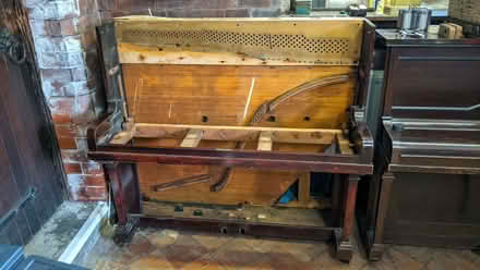 Photo of free Piano parts - wooden frame, metal wires, internals (Burnage M20) #1