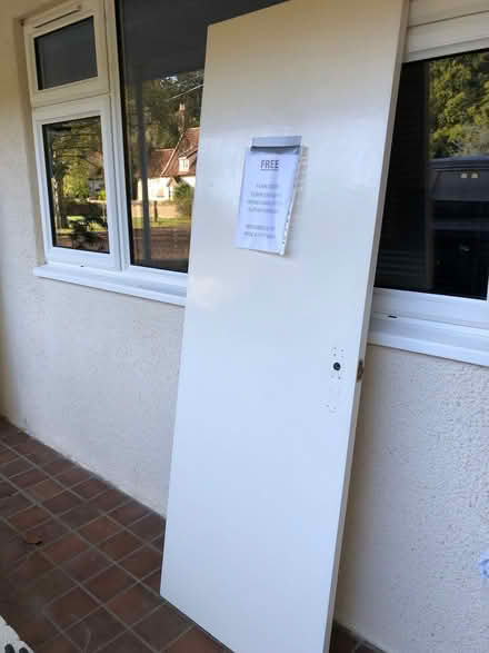Photo of free Plain wooden internal door (East Carleton NR14) #1
