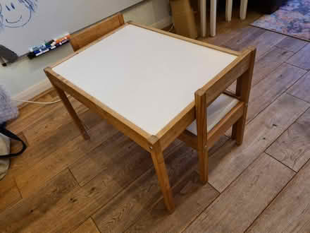 Photo of free Ikea Latt Children's Table+2 chairs (CB1 near Perne road) #1