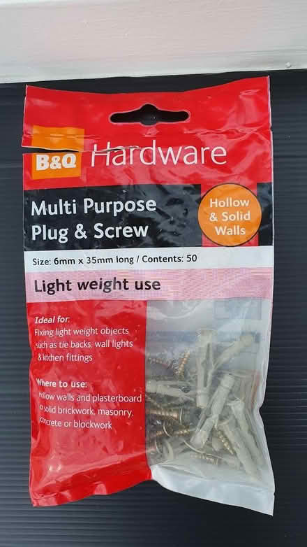 Photo of free Dry wall rawlplugs and screws (Canterbury, CT2) #2