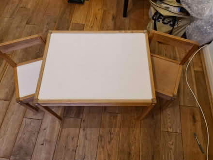Photo of free Ikea Latt Children's Table+2 chairs (CB1 near Perne road) #2