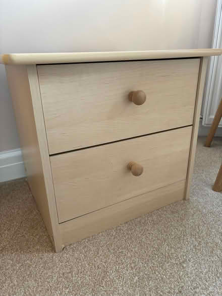 Photo of free 2 drawer bed side drawers (Ashton upon Mersey M33) #1