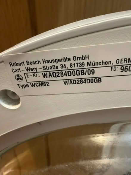 Photo of free Bosch varioperfect washing machine (Putney SW15) #3