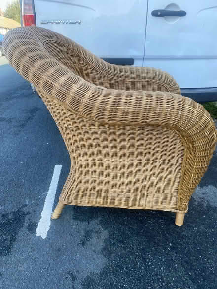 Photo of free Large Rattan Armchair (Lower Bevendean BN2) #1