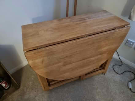 Photo of free Fold up table (Devizes) #2