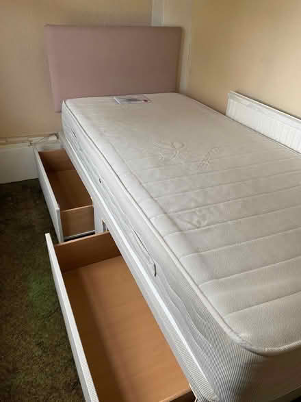 Photo of free Single divan with drawers (Barton road) #1