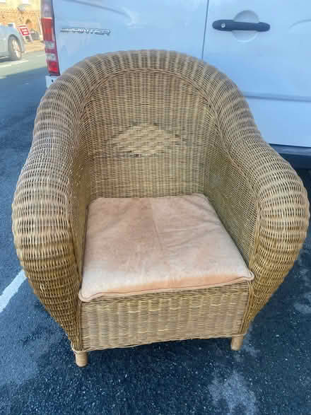Photo of free Large Rattan Armchair (Lower Bevendean BN2) #2