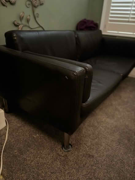 Photo of free Dark brown sofa (TN39) #2