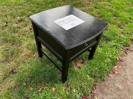 Photo of free end table with drawer (not on curb) (Capitol Hill) #1