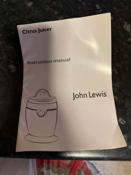 Photo of free John Lewis Citrus Press (Cheadle Hulme SK8) #4