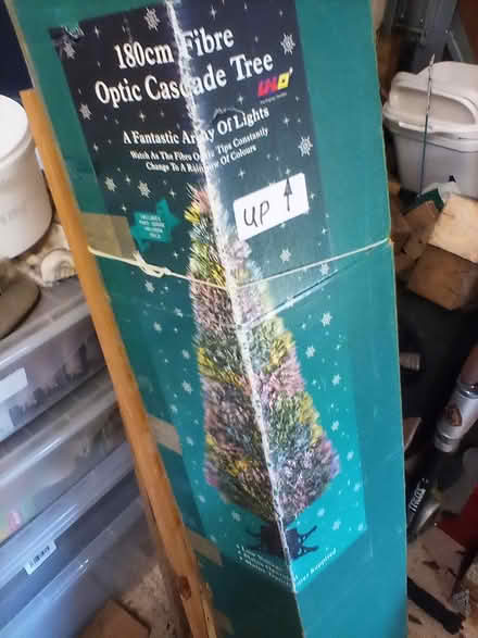 Photo of free Tall fibre optic Christmas tree (Castle Eaton, SN6) #1