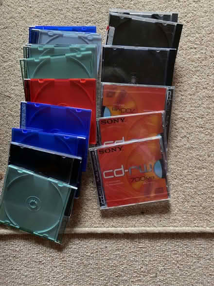 Photo of free Empty plastic CD cases (Cutteslowe OX2) #1