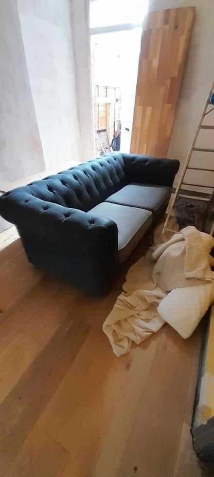 Photo of free Material chesterfield sofa (Walthamstow) #1