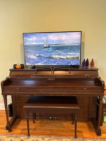 Photo of free Piano and Piano Bench (Havertown) #1