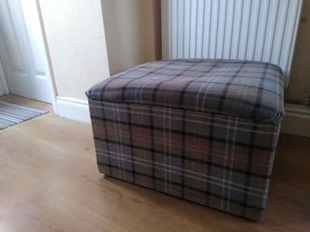 Photo of free Pine painted chest of drawers and footstool (Low Hesket CA4) #3