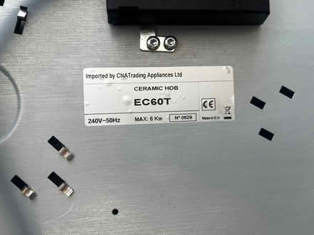Photo of free Electric Hob (Cromer SG2) #2