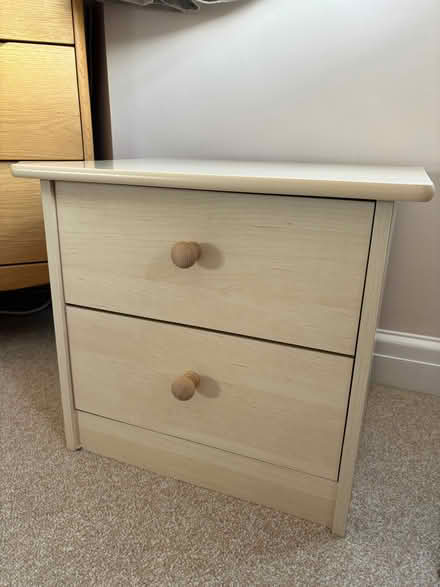 Photo of free 2 drawer bed side drawers (Ashton upon Mersey M33) #2