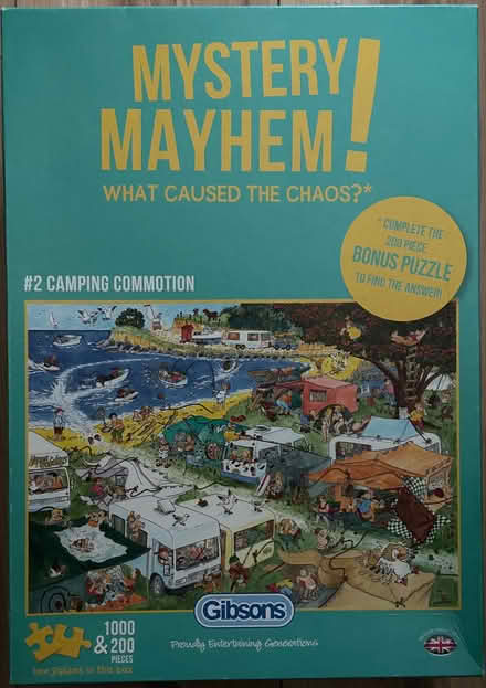 Photo of free 2 Gibsons Mystery Mayhem Jigsaw Puzzles (Central Reading RG1) #2
