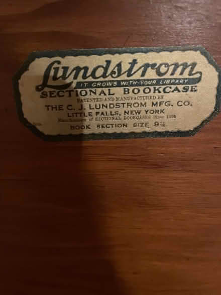 Photo of free Old bookcase (Mountain Lakes) #2