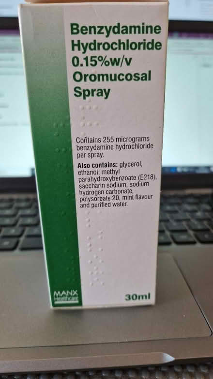 Photo of free Benzydamine Hydrochloride (PR2) #2