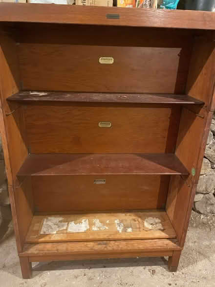 Photo of free Old bookcase (Mountain Lakes) #1