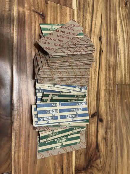 Photo of free coin paper rolls (Red Hook) #1