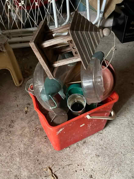 Photo of free Box of bird feeder things (Shobdon HR6) #1
