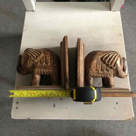 Photo of free Book ends carved wooden elephants (North London N4) #1