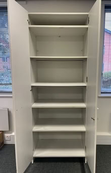 Photo of free Tall Wooden Cupboard (Lutterworth LE17) #2