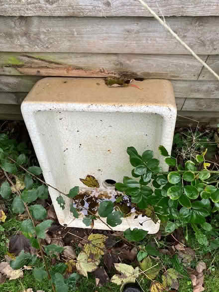 Photo of free White / brown butler sink (Burcot OX14) #1