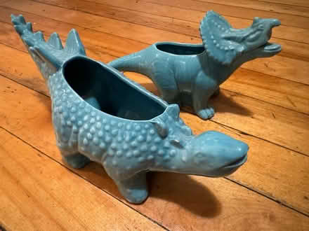 Photo of free dinosaur planters (Fairfield Street) #1