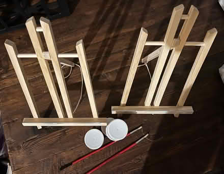 Photo of free Mini easels, paint, paintbrushes (Bronx 163rd/Morris) #1