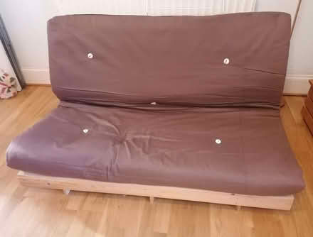 Photo of free small foldable sofa brown 🤎 (Twickenham TW1) #2